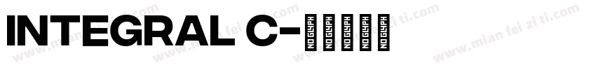 Integral C字体转换